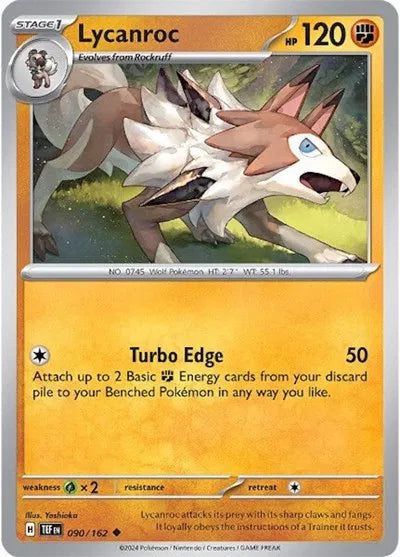 Lycanroc 090/162 · Normal (Temporal Forces)