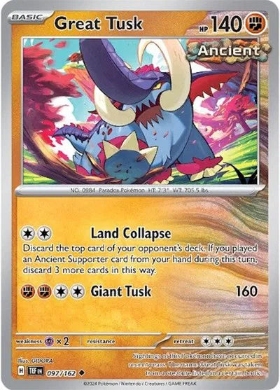 Great Tusk 097/162 · Normal (Temporal Forces)
