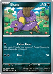 Ekans 100/162 · Normal (Temporal Forces)