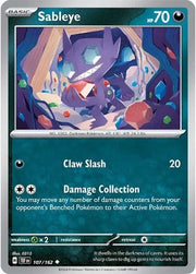 Sableye 107/162 · Normal (Temporal Forces)