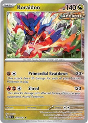 Koraidon 119/162 · Holofoil (Temporal Forces)