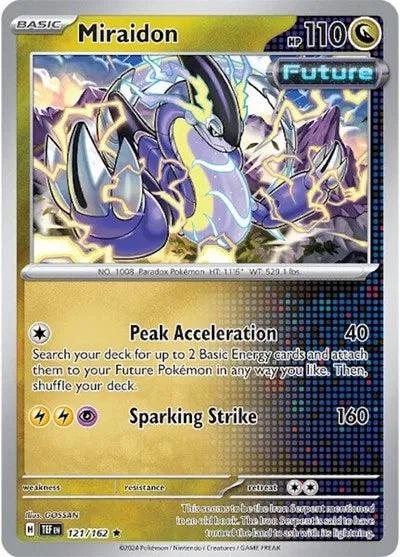 Miraidon 121/162 · Holofoil (Temporal Forces)