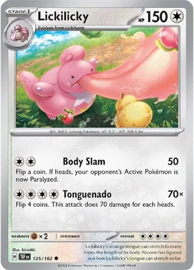 Lickilicky 125/162 · Normal (Temporal Forces)