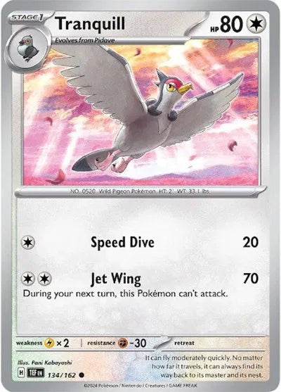 Tranquill 134/162 · Normal (Temporal Forces)