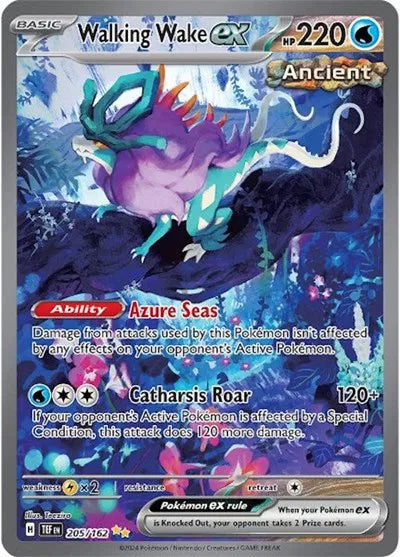 Walking Wake ex 205/162 · Holofoil (Temporal Forces)