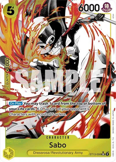 Sabo (008) (Parallel) ST13-008 (Ultra Deck: The Three Brothers)