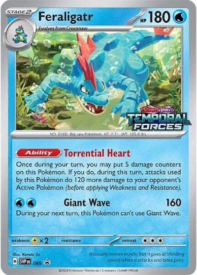 Feraligatr (Prerelease) 089 (Scarlet & Violet Promo)