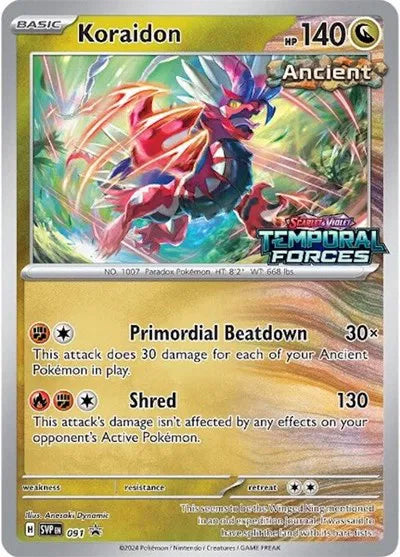Koraidon (Prerelease) 091 (Scarlet & Violet Promo)