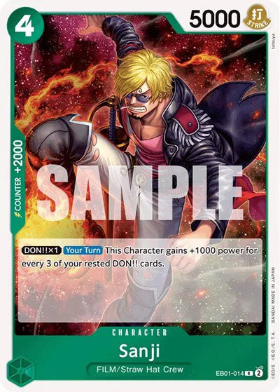 Sanji EB01-014 (Extra Booster: Memorial Collection)