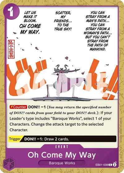 Oh Come My Way EB01-038 · Normal (Extra Booster: Memorial Collection)