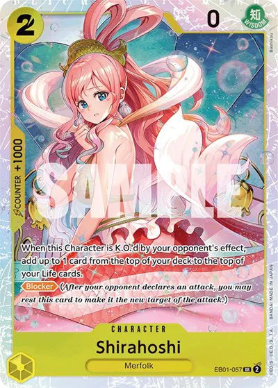 Shirahoshi EB01-057 (Extra Booster: Memorial Collection)