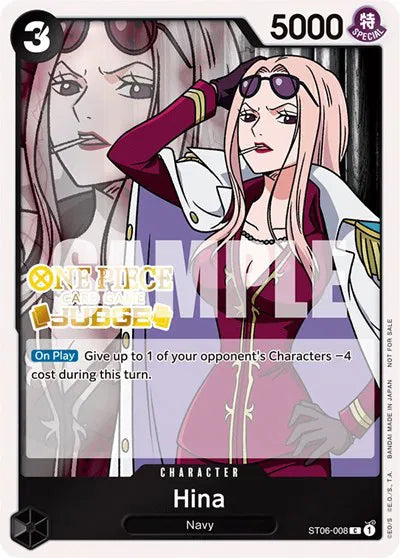 Hina (Judge Pack Vol. 3) ST06-008 (One Piece Promotion Cards)
