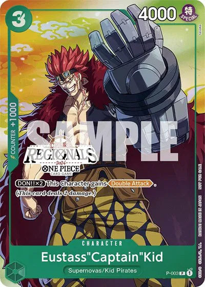 One Piece - Eustass"Captain"Kid (Offline Regional 2024 Vol. 2) [Participant] - One Piece Promotion Cards (OP-PR)