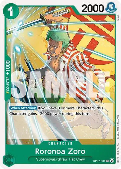 Roronoa Zoro (034) OP07-034 (500 Years in the Future)
