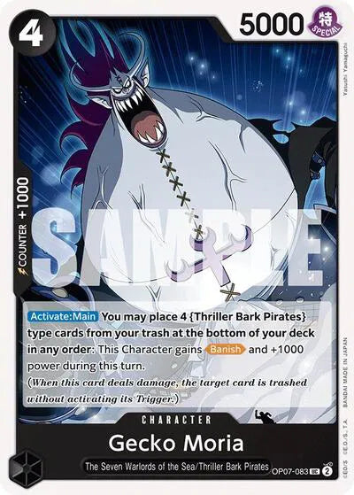 Gecko Moria (083) OP07-083 (500 Years in the Future)