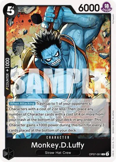 Monkey.D.Luffy (091) OP07-091 (500 Years in the Future)
