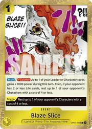 Blaze Slice OP07-116 (500 Years in the Future)