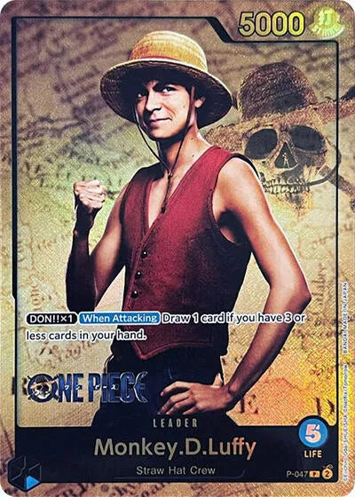 Monkey.D.Luffy (047) (Premium Card Collection -Live Action Edition-) P-047 · Collection Box (One Piece Promotion Cards)