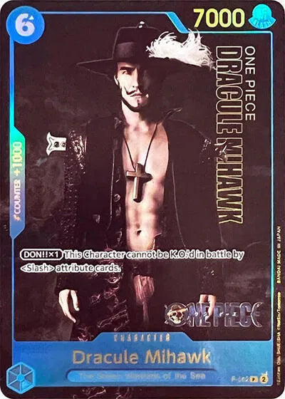 Dracule Mihawk (Premium Card Collection -Live Action Edition-) P-052 · Collection Box (One Piece Promotion Cards)