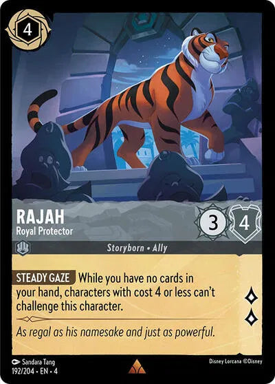 Rajah - Royal Protector 192/204 · Cold Foil (Ursula's Return)