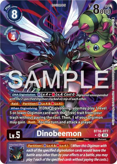 Dinobeemon (Alternate Art) BT16-077 SR (Beginning Observer)