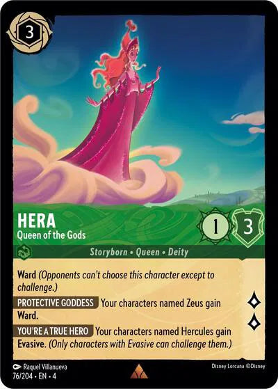 Hera - Queen of the Gods 76/204 · Cold Foil (Ursula's Return)