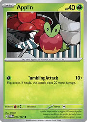 Applin 017/167 · Reverse Holofoil (Twilight Masquerade)