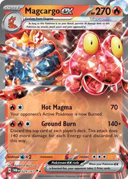 Pokemon Magcargo ex Double Rare 029/167