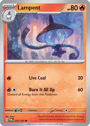 Lampent 037/167 · Reverse Holofoil (Twilight Masquerade)