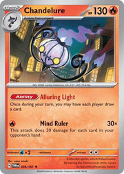 Chandelure 038/167 · Holofoil (Twilight Masquerade)
