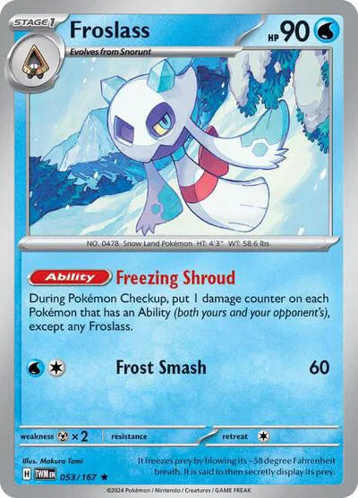 Froslass 053/167 · Reverse Holofoil (Twilight Masquerade)