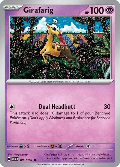 Girafarig 083/167 · Normal (Twilight Masquerade)