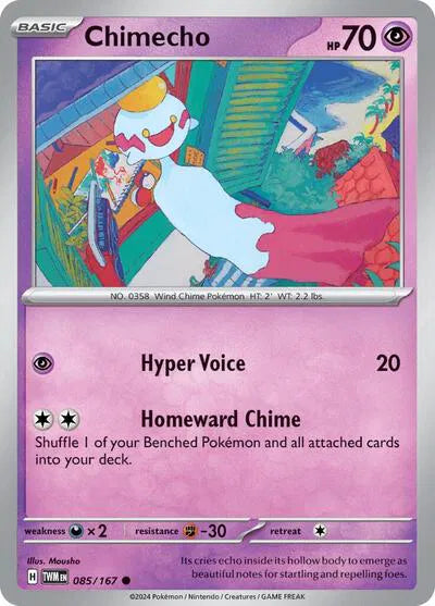 Chimecho 085/167 · Reverse Holofoil (Twilight Masquerade)