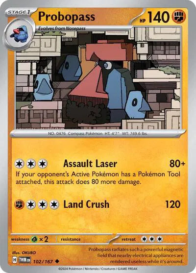 Probopass 102/167 · Normal (Twilight Masquerade)