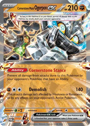 Cornerstone Mask Ogerpon ex 112/167 (Twilight Masquerade)