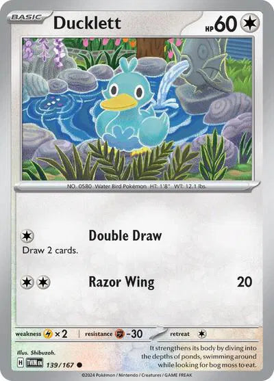 Ducklett 139/167 · Normal (Twilight Masquerade)