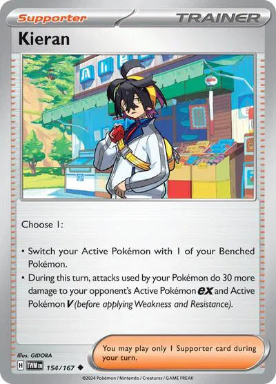 Kieran 154/167 · Normal (Twilight Masquerade)