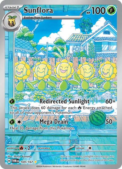 Sunflora 169/167 (Twilight Masquerade)