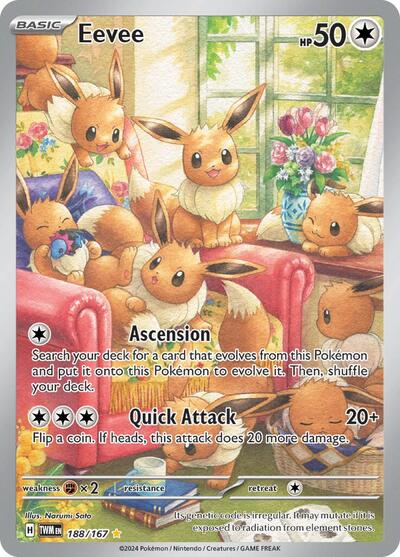 Eevee 188/167 (Twilight Masquerade)