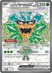 Teal Mask Ogerpon ex Twilight Masquerade Ultra Rare 190/167