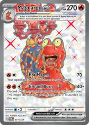 Magcargo ex 191/167 (Twilight Masquerade)
