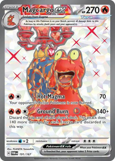 Magcargo ex 191/167 (Twilight Masquerade)