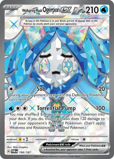Wellspring Mask Ogerpon ex 194/167 (Twilight Masquerade)