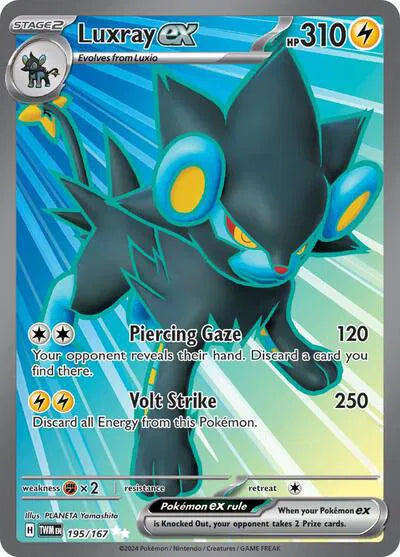 Pokemon Luxray ex Ultra Rare 195/167
