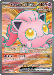 Pokemon Scream Tail ex Ultra Rare 197/167