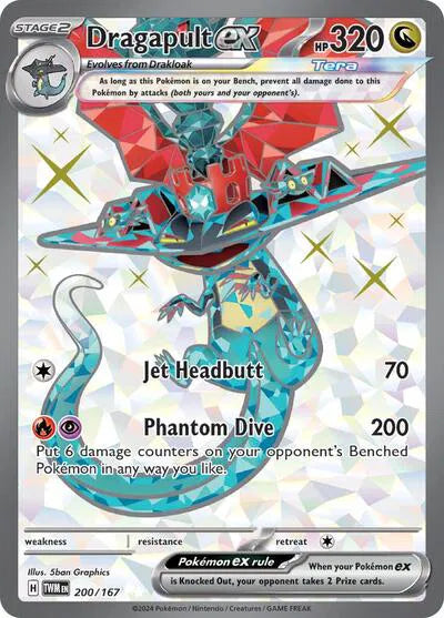 Dragapult ex 200/167 · Holofoil (Twilight Masquerade)