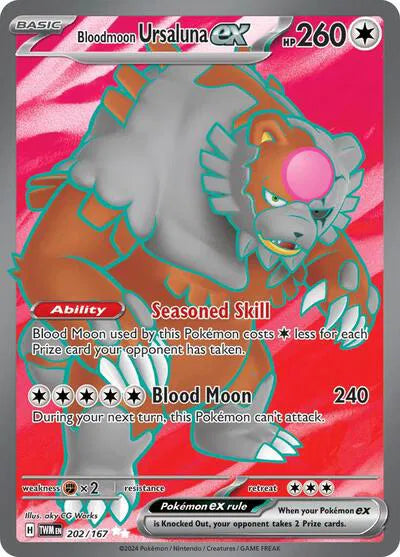 Bloodmoon Ursaluna ex 202/167 (Twilight Masquerade)