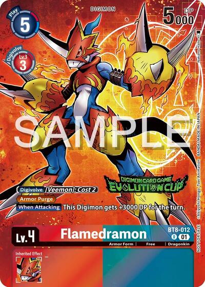 Flamedramon - BT8-012 (2024 Evolution Cup) (New Awakening)