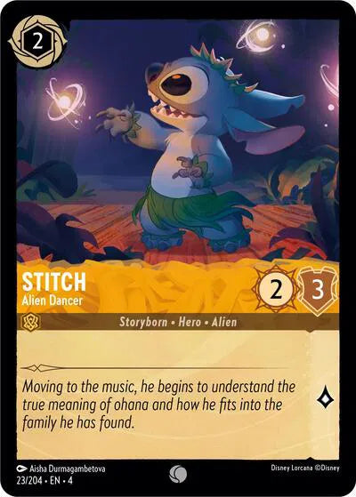 Stitch - Alien Dancer 23/204 · Cold Foil (Ursula's Return)