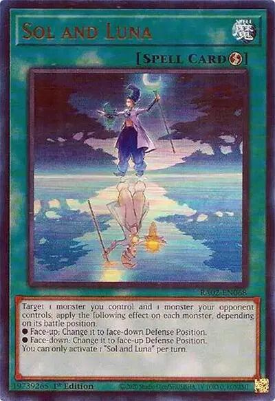 Sol and Luna (UR) RA02-EN068 (25th Anniversary Rarity Collection II)